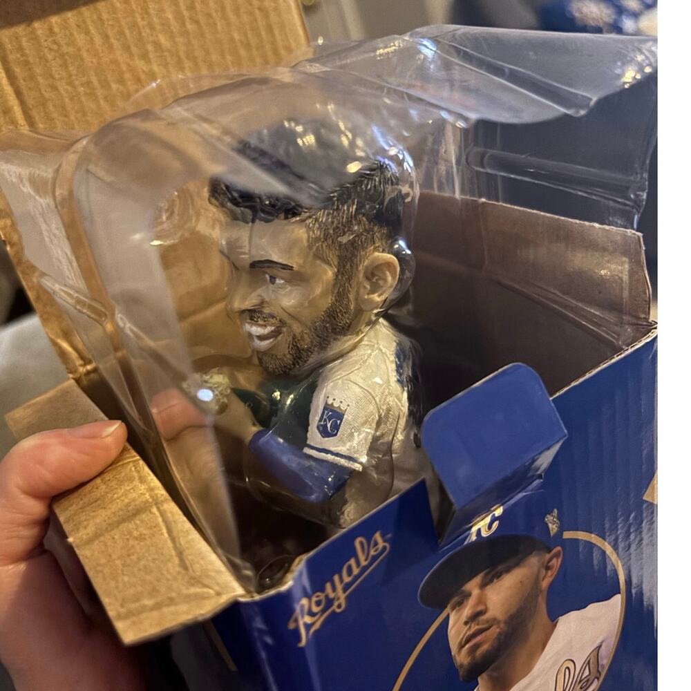 NIB KC Royals Eric Hosmer 2015 World Series champion bobble head SGA MLB sports - Picture 2 of 6
